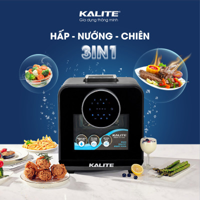 Nồi Chiên Hơi Nước Chiên Hấp Kalite Steam Star Tiêu Chuẩn Châu Âu Dung Tích 15 Lít Công Suất 1635W - Hàng Chính Hãng
