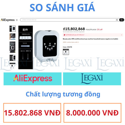 Máy sục khí thủy lực bồn tắm kết hợp với ion âm, ozone làm sạch da, giảm căng thẳng, ngủ ngon otyla