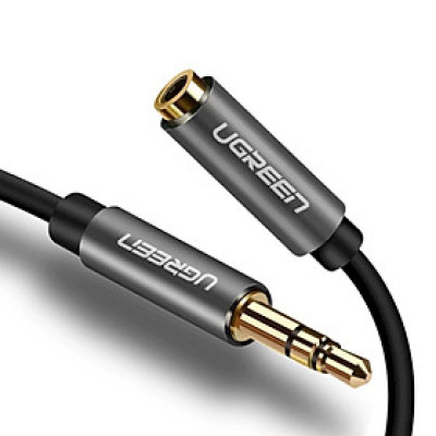 Ugreen UG60311AV190TK 5M 3 khấc Màu Đen Cáp âm thanh 3.5mm nối dài 5M - HÀNG CHÍNH HÃNG