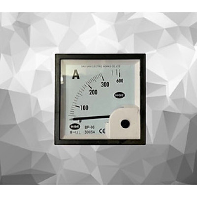 Đồng hồ đo dòng điện BE-96-300/5A 96x96mm lắp tủ điện