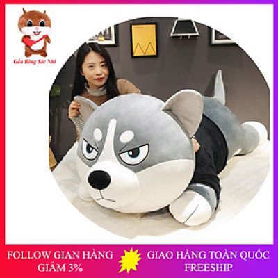 Gấu Bông Chó Husky Siêu To Khổng Lồ