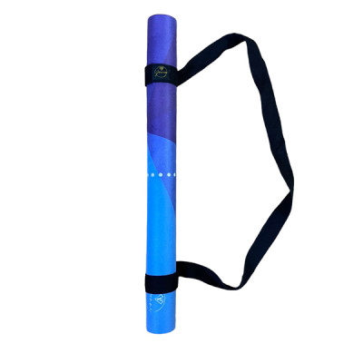 Thảm tập yoga du lịch cao cấp chính hãng Yvonne, Geometric (TẶNG KÈM 3 PHẦN QUÀ) dày 1,5mm gấp gọn, bề mặt nhám, siêu bám, ưa mồ hôi, dễ vệ sinh, chất liệu cao su tự nhiên, kích thước 183cm x 66cm, nặng 1,2kg