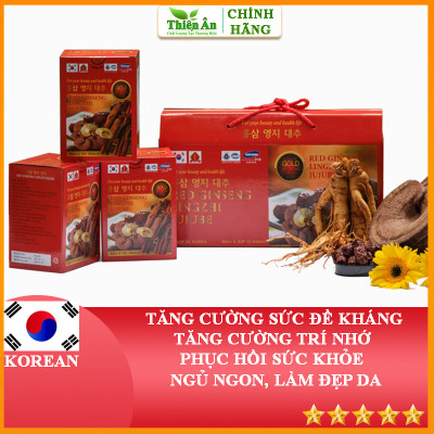 Nước Hồng Sâm Linh Chi Táo Tàu