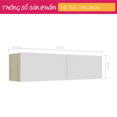 Kệ tivi treo tường đơn giản SMLIFE Taisho