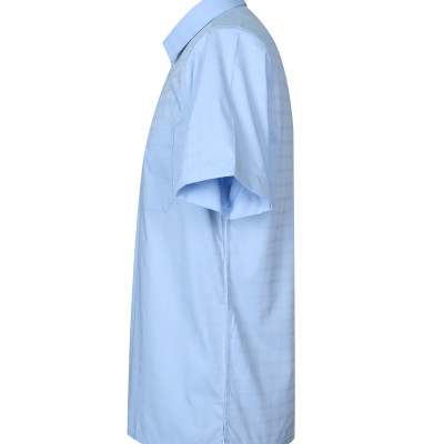 Áo sơ mi nam tay ngắn form suông vạt ngang Khatoco A1MN468T2-CNMK521-2605-N