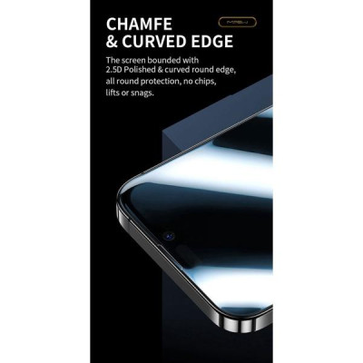 Bộ kính cường lực + Tool hỗ trợ dán cường lực MIPOW Ultra HD KingBull Premium Silk dành cho iPhone 14/13 Series tặng dán lưng Hàng Chính Hãng