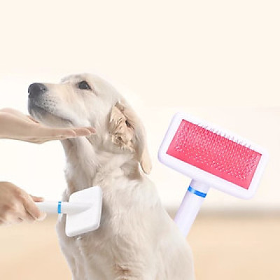 Lược Chải Lông Xù Cho Chó Mèo Nhỏ Màu Trắng