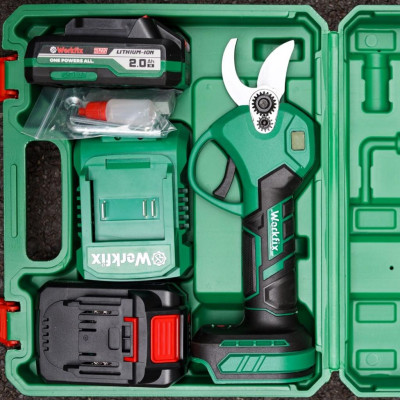 Kéo cắt cành pin WORKFIX WF-CP30BL, Động cơ Không chổi than, Màn hình led hiển thị- Bảo hành chính hãƞg.