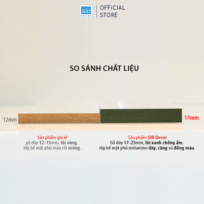 Tủ Sách Văn Phòng Treo Tường 4 Ngăn 2 Cánh Mở SIB DECOR (Không gồm đồ trang trí trên kệ)