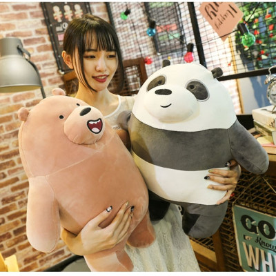 Thú bông gấu We Bare Bears lông mịn