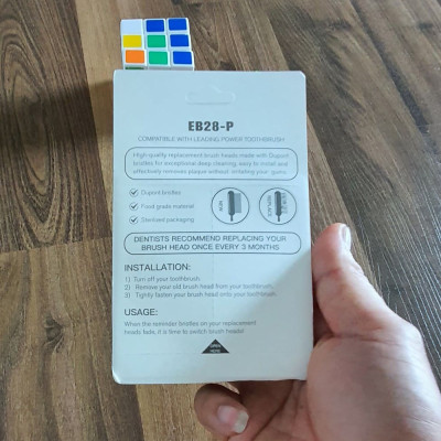 Cho máy Oral B Braun, bộ 4 Đầu Bàn Chải đánh răng điện thay thế MIHOCO EB28-P New Sensitive, làm sạch răng, cho nướu nhạy cảm, BỊ VIÊM