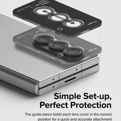 Dán camera cho Samsung Galaxy Z Fold 6/ Z Fold 7 RINGKE Lens Frame Glass kèm khung trợ dán_ Hàng chính hãng