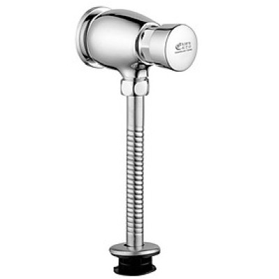 Van xả tiểu nhấn nam, chất liệu Đồng mạ Chrome Eurolife EL-XT140 (Trắng bạc)