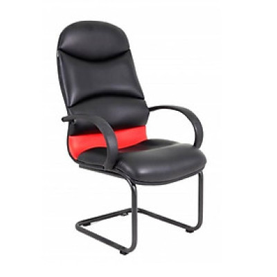 Ghế Phòng Họp Lưng Da Pu Chân Sơn Tĩnh Điện IB4108 Ibie - Đen