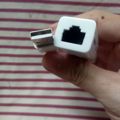 Cáp USB to LAN - Cáp nối từ cổng USB ra cổng mạng LAN - Cáp usb to LAN có dây, màu trắng - Hàng chính hãng