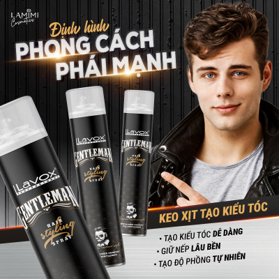 Keo Xịt Tạo Kiểu Tóc Gentleman 420ml