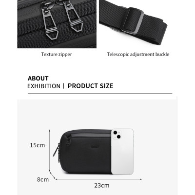 Túi Đeo Chéo OZUKO Chống Nước Trọng Lượng Nhẹ Cho Nam