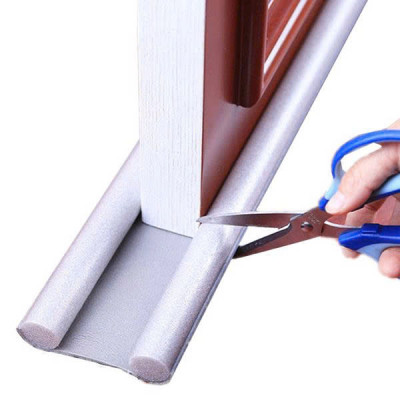 COMBO 2 Thanh Nẹp Chặn Khe Cửa - Ron Đệm Cửa Chống Ồn, Chống Thoát Hơi Máy Lạnh, Chống Bụi, Ngăn Côn Trùng Giữ Ấm Mùa Đông - Giao Màu Ngẫu Nhiên