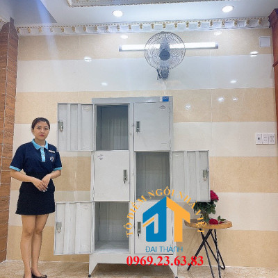 Tủ hồ sơ văn phòng 6 cửa tiện lợi giá rẻ Đại Thành 1m8x90cm