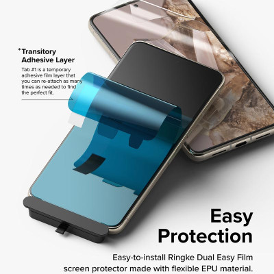 Dán full màn hình dành cho Google Pixel 8 Pro / Pixel 8 RINGKE Dual Easy Film - Hàng Chính Hãng