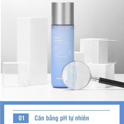  Nước cân bằng dưỡng ẩm đa tầng chống mất nước xuyên biểu bì Dermafirm Moist Barrier Boosting Toner M4 200ml