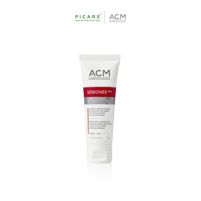 Kem Dưỡng Ẩm Dành Cho Da Mụn Giúp Ngăn Ngừa Sự Tiết Bã Nhờn ACM Sebionex Trio Anti-imperfection Soothing Cream 40ml