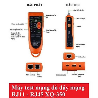 Máy test mạng XQ-350 dò dây mạng âm tường RJ11 RJ45