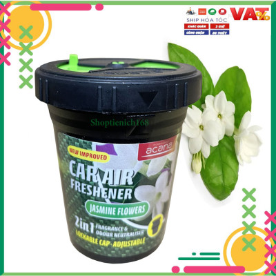 Sáp thơm ôtô thiên nhiên tiện dụng Acana 130g (hương hoa hồng)