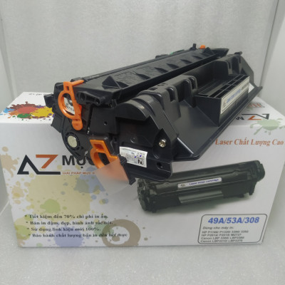 Hộp mực AZ 49A/ 53A/ 308 dùng cho máy in Canon 3300, Hp 1320, 1160, P2015, P2014 - hàng chính hãng