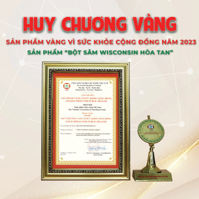 Bột sâm hoà tan từ Nhân sâm Hoa Kỳ giúp tăng cường sức đề kháng (hộp 30 gói x 5g)