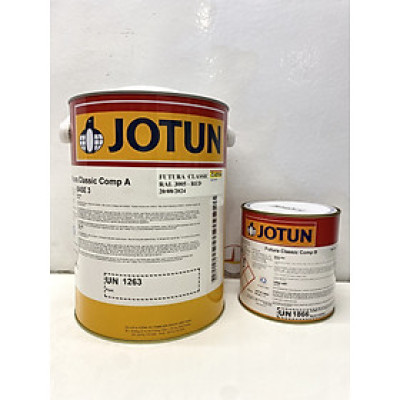 Sơn Epoxy Jotun Futura Classic base 3 màu đỏ RAL 3005 5L/bộ