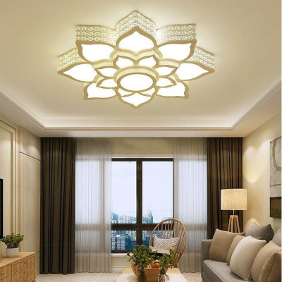 Đèn trần LONER trang trí nội thất hiện đại với 3 chế độ ánh sáng - kèm điều khiển từ xa.