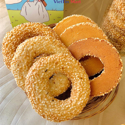Bánh Vòng Mè Bơ Sữa 250g VIETTIN MART