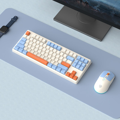 Bộ Bàn Phím Kèm Chuột Không Dây MicroPack Lifestyle KM-269W Tích Hợp Pin Sạc Kết Nối Không Dây 2.4G Hàng Chính Hãng