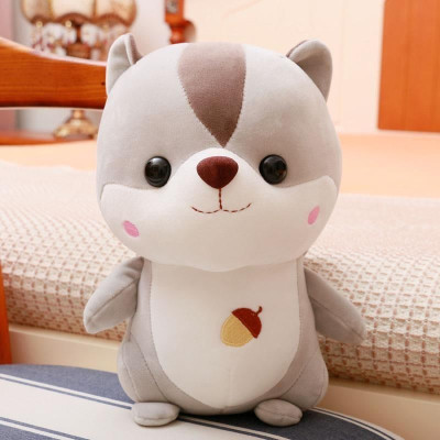 Gấu bông con sóc dễ thương, sóc con đáng yêu siêu cute (25cm--->38cm) vải miniso 4 chiều mềm mại cao cấp, an toàn cho trẻ nhỏ
