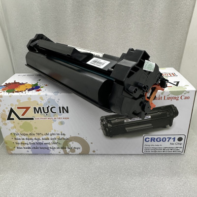 Hộp mực 071 AZ KHÔNG CHÍP PHẢI LẤY CHÍP CŨ GẮN QUA dùng cho máy in LBP122dw, MF272dw, MF273dw, MF275dw - hàng chính hãng