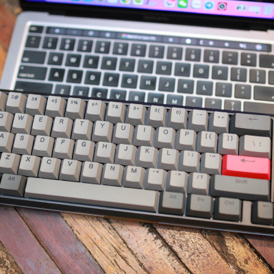 Bàn phím cơ không dây E-Dra EK368W V2 , Hotswap, E-Dra Switch (Brown/Red) - Hàng chính hãng