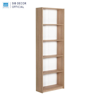 Tủ Gỗ Max 5 Ngăn Cao 170cm Có Hậu Màu Sonoma Oak Thương Hiệu SIB Decor KSG64