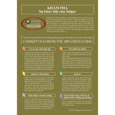 [CHÍNH HÃNG][SALE 50% DATE GẦN] Viên Uống Điều Hòa Nội Tiết Tố Nữ Solgar Tinh Dầu Hoa Anh Thảo Evening Primrose Oil 1300mg Mỹ (Hộp 60 Viên)