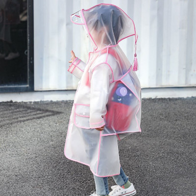 Áo mưa trẻ em cao cấp, từ 3 tuổi trở lên, có vị trí để cặp