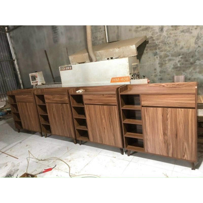 tủ giày dép gỗ công nghiệp dài 1m x sâu 30 x cao 104 chân gỗ sồi giá tại xưởng