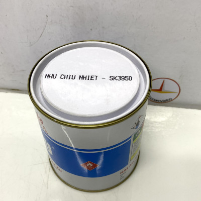 Sơn chịu nhiệt 300 độ màu bạc SK3 950 Hải Âu 1L