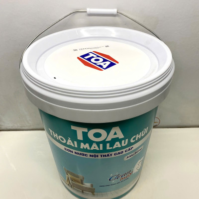 Sơn nước Toa thoải mái lau chùi siêu bóng màu xám 8323 _18L