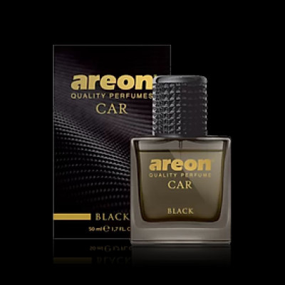 Nước hoa ô tô cao cấp AREON Car Black Perfume 50ml - NHẬP KHẨU BULGARIA