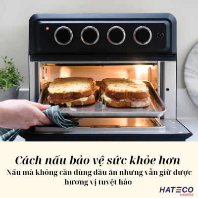 [Hàng chính hãng] Lò nướng đa năng có chức năng chiên không dầu Cuisinart TOA60U 17L