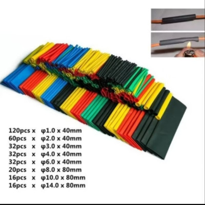 BỘ 328 CÁI ỐNG GEN CO NHIỆT CÁCH ĐIỆN ĐỦ LOẠI HÀNG CHUẨN