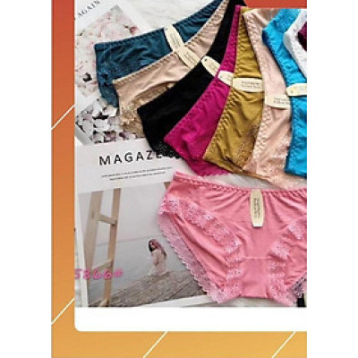  FREE SHIP Quần Chip 10 Chiếc Quần Lót Ren Thông Hơi