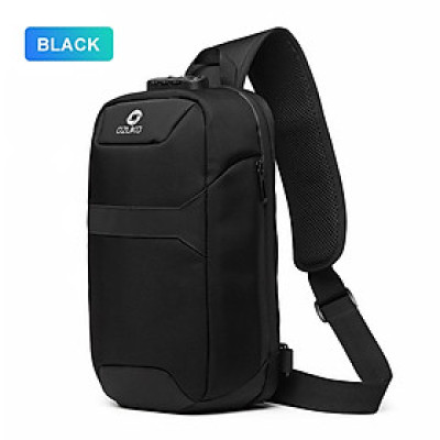 Túi đeo chéo OZUKO cổng sạc USB kháng nước chống trộm
