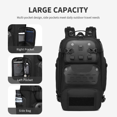 Balo Du Lịch Cỡ Lớn Đa Năng Chống Thấm Nước OZUKO Dành Cho Nam