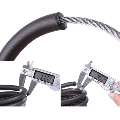 Khóa dây xe đạp 5 số đổi được mã 1.2m